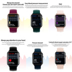 Q19 Smart Watch – 1.69" Screen, IP67 Waterproof