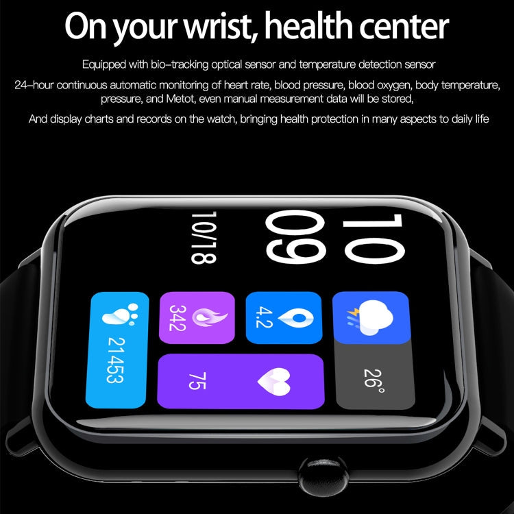 Q19 Smart Watch – 1.69" Screen, IP67 Waterproof