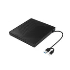 6-in-1 CD and DVD Recorder External USB 3.0 Optical Drive – Ultra-thin, Plug-and-play