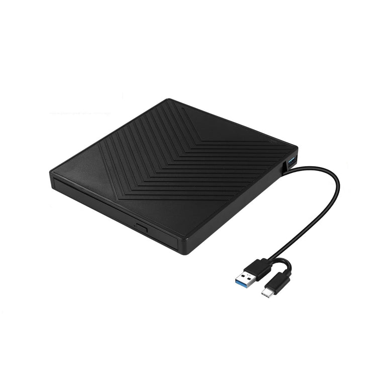6-in-1 CD and DVD Recorder External USB 3.0 Optical Drive – Ultra-thin, Plug-and-play