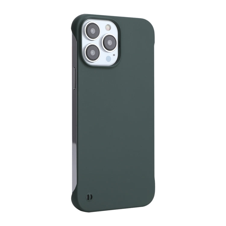 ENKAY Matte Frameless Hard PC Case for iPhone 13 Pro – Durable Build, Easy to Use, For iPhone 13 Pro For iPhone 13 Pro Dark Green