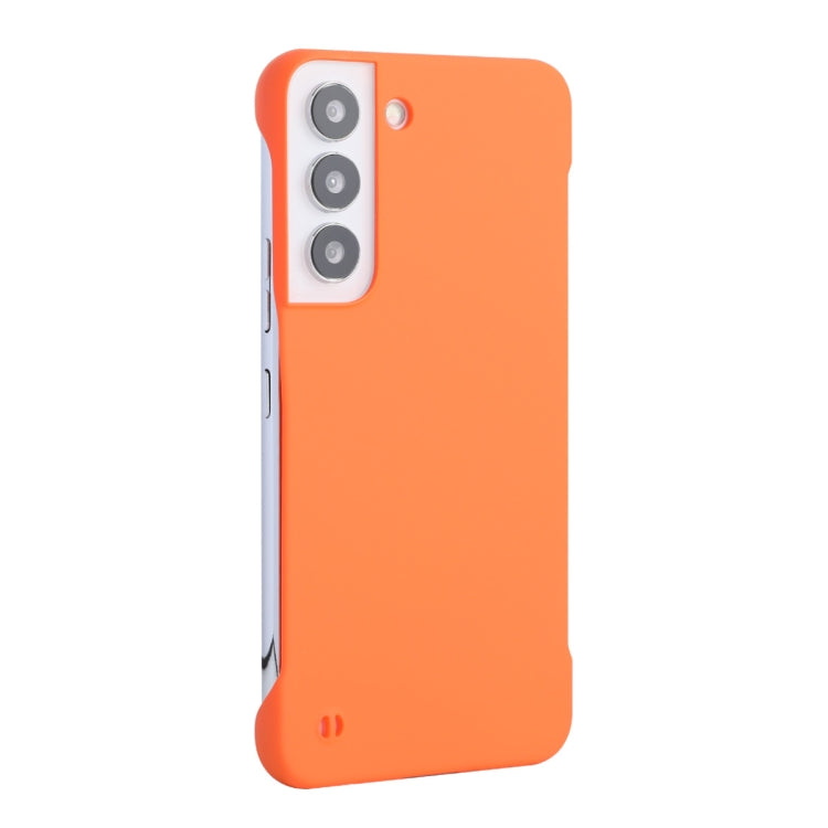 ENKAY Matte Frameless Hard PC Case – Durable Build, Easy to Use, For Samsung Galaxy S22 5G For Samsung Galaxy S22 5G Orange