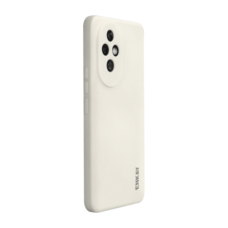 ENKAY Liquid Silicone Soft Shockproof Phone Case – Shockproof, For Honor 200, For Honor 200 Pro, For Honor Magic6 Pro, For Honor Magic6 For Honor 200 Beige