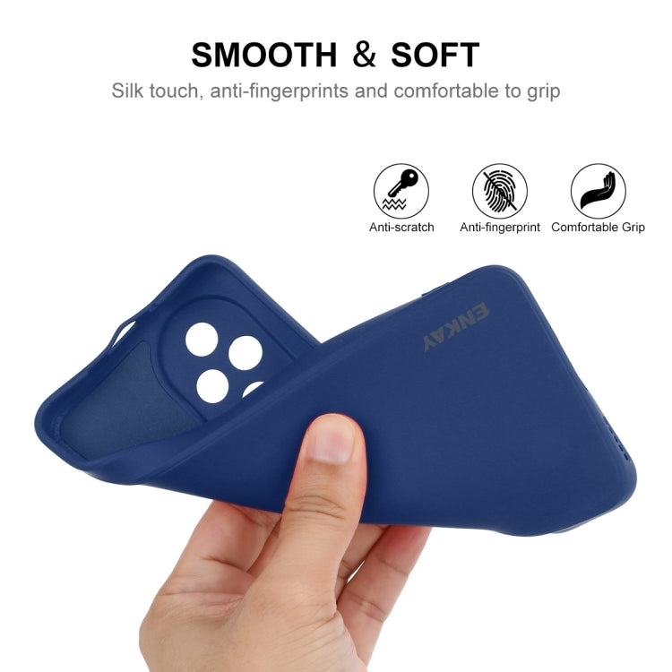 ENKAY Liquid Silicone Soft Shockproof Phone Case – Shockproof, For Honor 200, For Honor 200 Pro, For Honor Magic6 Pro, For Honor Magic6