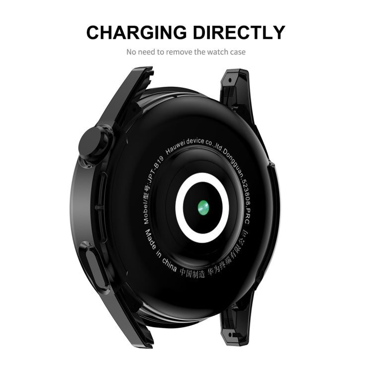 For Huawei Watch GT 3 42mm ENKAY Matte PC Frame + Tempered Glass Protector Case – Tempered Glass