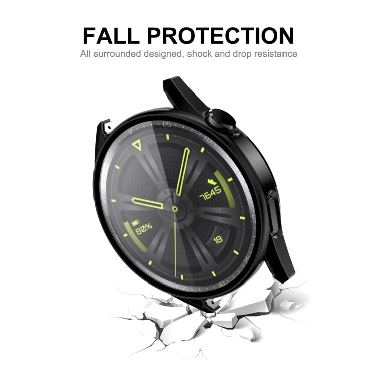 For Huawei Watch GT 3 42mm ENKAY Matte PC Frame + Tempered Glass Protector Case – Tempered Glass
