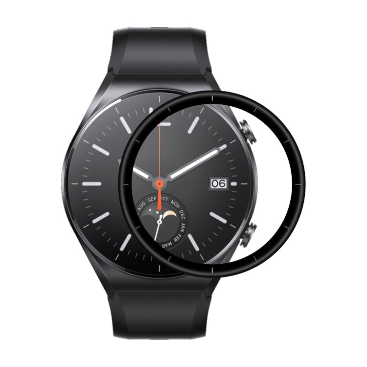 For Xiaomi Watch S1 ENKAY Hat-Prince 3D Full Coverage Soft PC Edge + PMMA HD Protector Film, 1 PC, 2 PCS, 5 PCS, 10 PCS 1 PC