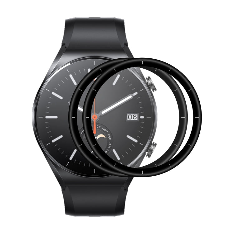 For Xiaomi Watch S1 ENKAY Hat-Prince 3D Full Coverage Soft PC Edge + PMMA HD Protector Film, 1 PC, 2 PCS, 5 PCS, 10 PCS – TPU 2 PCS