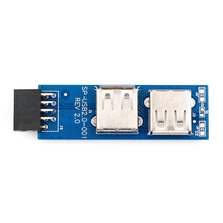 9 Pin PC Motherboard to 2 x USB 2.0 Female Converter for Dongle, Wireless Mouse Receiver – Durable Build, Easy to Use