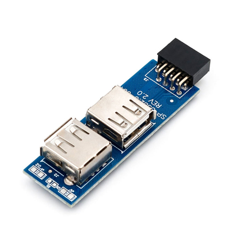 9 Pin PC Motherboard to 2 x USB 2.0 Female Converter for Dongle, Wireless Mouse Receiver – Durable Build, Easy to Use