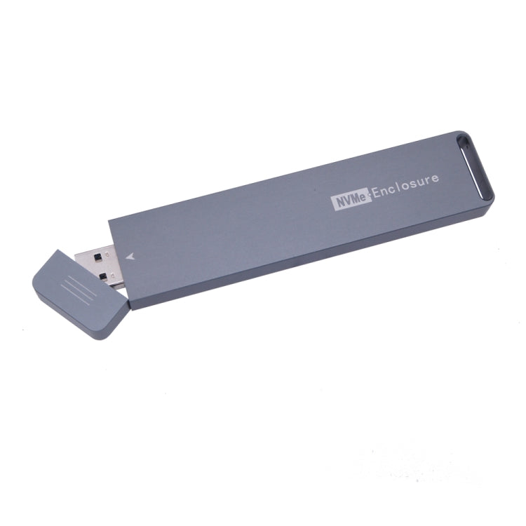 NVME M.2 SSD Enclosure, Support 2230/2242/2260/2280 M.2 SSD – Magnetic