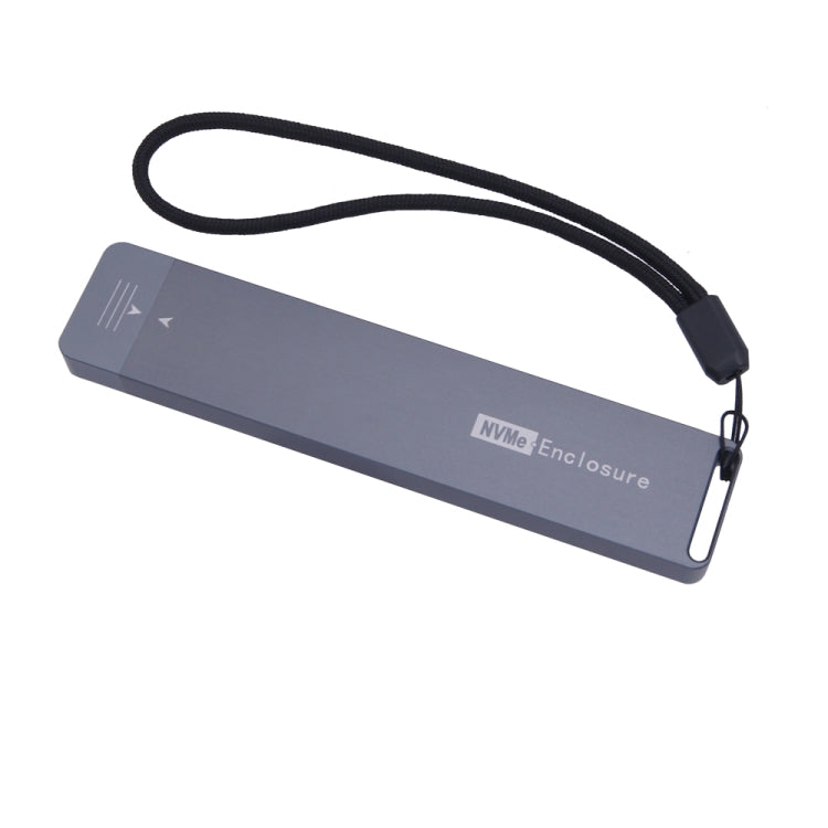NVME M.2 SSD Enclosure, Support 2230/2242/2260/2280 M.2 SSD – Magnetic