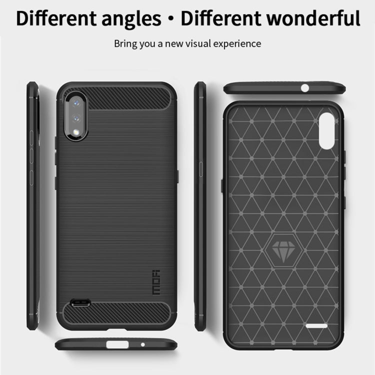 MOFI Gentleness Brushed Carbon Fiber Soft TPU Case – TPU, For LG K22 / K22 Plus, For LG K42, For LG K52 / K62 / K62+ / Q52 / Q62, For LG K92, For Google Pixel 6A, For Motorola Moto G51  5G