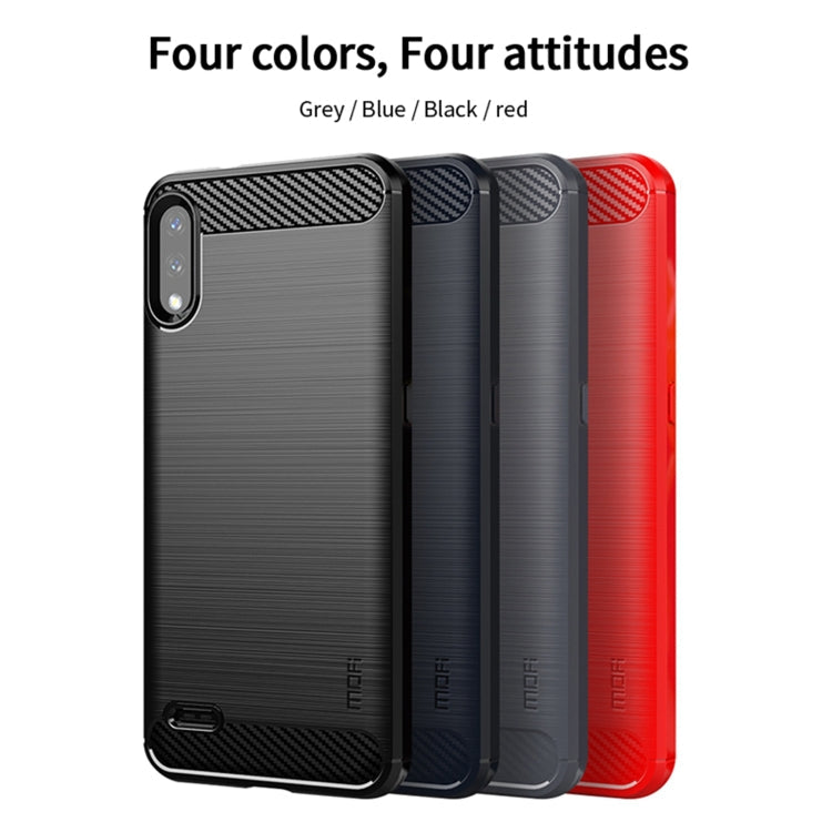 MOFI Gentleness Brushed Carbon Fiber Soft TPU Case – TPU, For LG K22 / K22 Plus, For LG K42, For LG K52 / K62 / K62+ / Q52 / Q62, For LG K92, For Google Pixel 6A, For Motorola Moto G51  5G