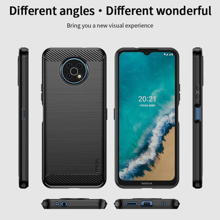 MOFI Gentleness Brushed Carbon Fiber Soft TPU Case – TPU, For Nokia G50, For Samsung Galaxy A53 5G, For Sony Xperia Pro-I, For OnePlus 10 Pro 5G, For OnePlus Nord CE 5G