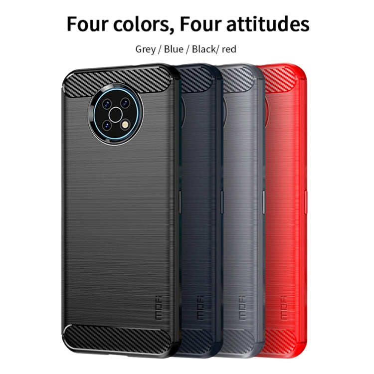 MOFI Gentleness Brushed Carbon Fiber Soft TPU Case – TPU, For Nokia G50, For Samsung Galaxy A53 5G, For Sony Xperia Pro-I, For OnePlus 10 Pro 5G, For OnePlus Nord CE 5G
