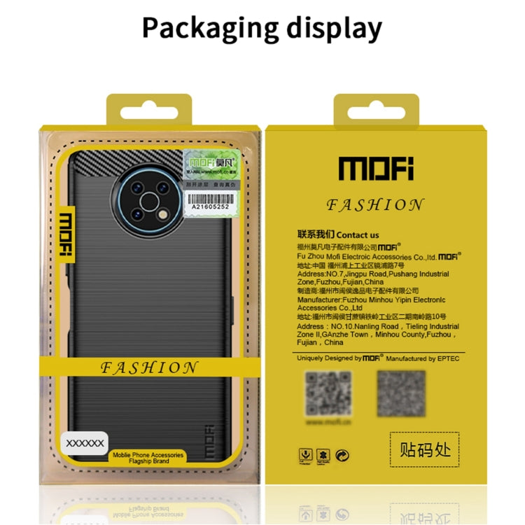 MOFI Gentleness Brushed Carbon Fiber Soft TPU Case – TPU, For Nokia G50, For Samsung Galaxy A53 5G, For Sony Xperia Pro-I, For OnePlus 10 Pro 5G, For OnePlus Nord CE 5G