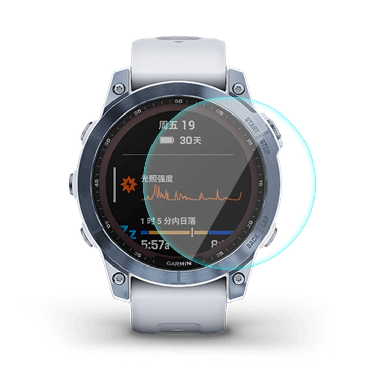 For Garmin Fenix 7X ENKAY 0.2mm 9H Tempered Glass Screen Protector Watch Film, 1 PC, 2 PCS, 5 PCS, 10 PCS 1 PC