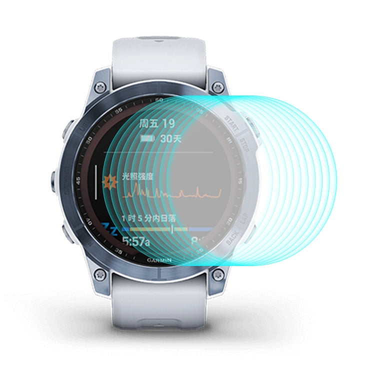 For Garmin Fenix 7X ENKAY 0.2mm 9H Tempered Glass Screen Protector Watch Film, 1 PC, 2 PCS, 5 PCS, 10 PCS 10 PCS