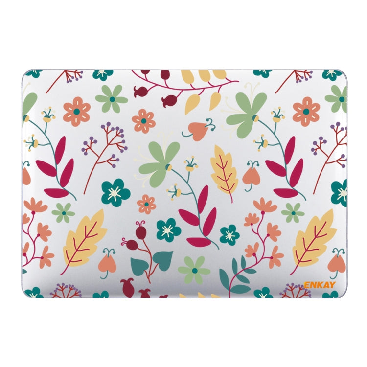 ENKAY Flower Series Pattern Laotop Protective Crystal Case For MacBook Air 13.3 inch A1932 / A2179 / A2337, For MacBook Air 13.3 inch A1932 / A2179 / A2337 For MacBook Air 13.3 inch A1932 A2179 A2337 Spring
