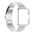 2 in 1 Three-bead Metal Strap with Watch Frame, For Xiaomi Redmi Watch 2, For Xiaomi Redmi Watch2 Lite International Version For Xiaomi Redmi Watch 2 Silver