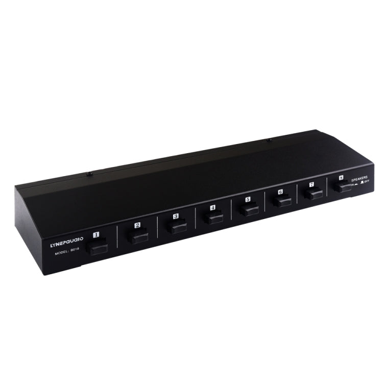 100W 1 In 8 Out Power Amplifier Box Distribute Switcher Loudspeaker Default Title