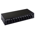B059 10 In 2 Out / 2 In 10 Out 2-Way RCA Switch Audio Frequency Signal Select Shift Device Loudspeaker Box, B059 B059