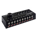 6 In 4 Out RCA Audio Switcher Signal Selector Distribute Device Switch Control Default Title