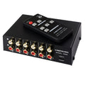 4 In 2 Out / 2 In 4 Out RCA Audio Signal Selector Switch Device with Remote Control – TPU Default Title