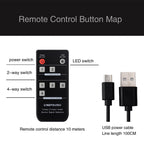 4 In 2 Out / 2 In 4 Out RCA Audio Signal Selector Switch Device with Remote Control – TPU
