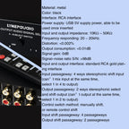 4 In 2 Out / 2 In 4 Out RCA Audio Signal Selector Switch Device with Remote Control – TPU
