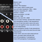 2 In 8 Out RCA Audio Frequency Signal Select Switch Distributor, 2 In 8 Out