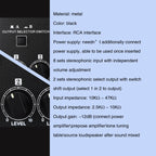B066 Mini Stereo 8 Channel RCA Non Source Sound Passive Mixer, No Power Supply, 8 Channel RCA – TPU