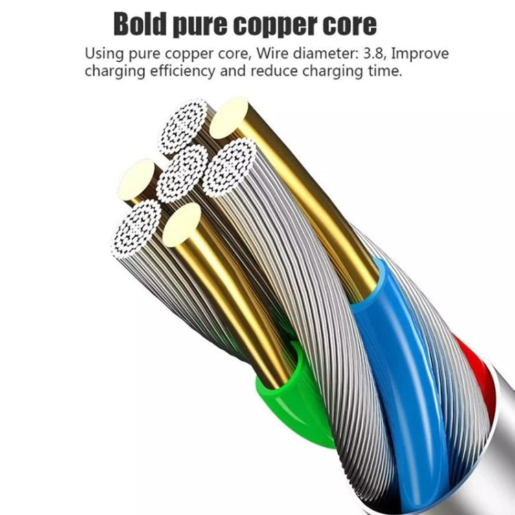 Type-c Intelligent automatic Power cut-off Cable for Zinc Alloy in Light-emitting Data Line – Durable Build, Easy to Use