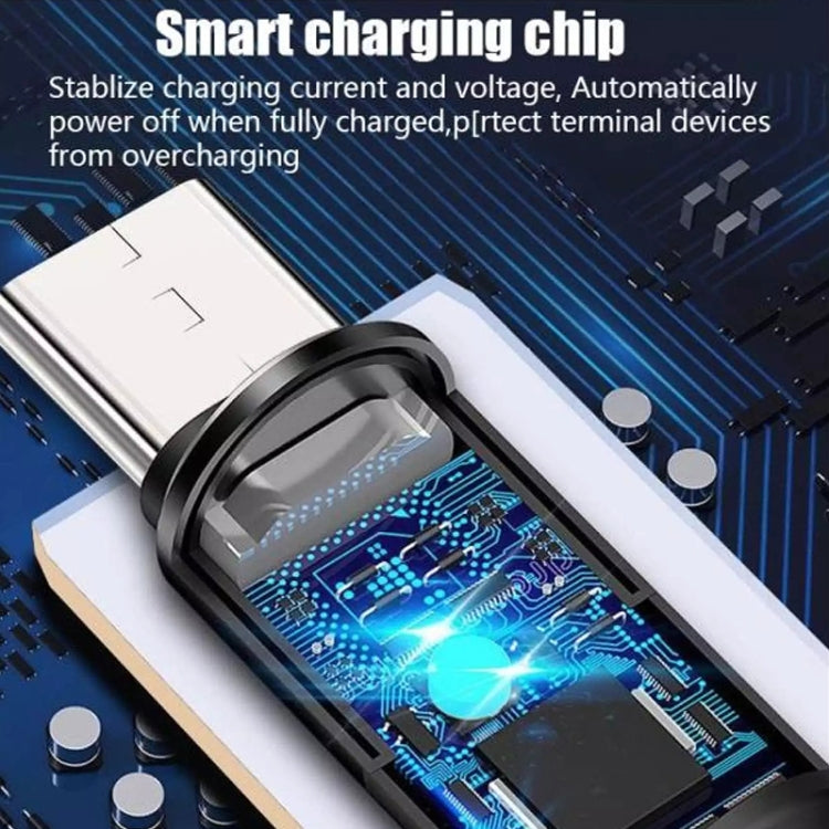 Type-c Intelligent automatic Power cut-off Cable for Zinc Alloy in Light-emitting Data Line – Durable Build, Easy to Use