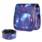 Full Body Camera PU Leather Case Bag with Strap for FUJIFILM instax mini 9 / mini 8+ / mini 8, Universe Pattern Universe Pattern