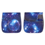 Full Body Camera PU Leather Case Bag with Strap for FUJIFILM instax mini 9 / mini 8+ / mini 8, Universe Pattern