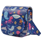 Ocean World Pattern Full Body Camera PU Leather Case Bag with Strap for FUJIFILM instax mini 9 / mini 8+ / mini 8, Ocean World Pattern Ocean World Pattern