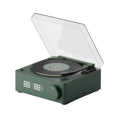 Duosi X11 Vinyl Atomic Retro Bluetooth Speaker Desktop Creative Alarm Clock Green