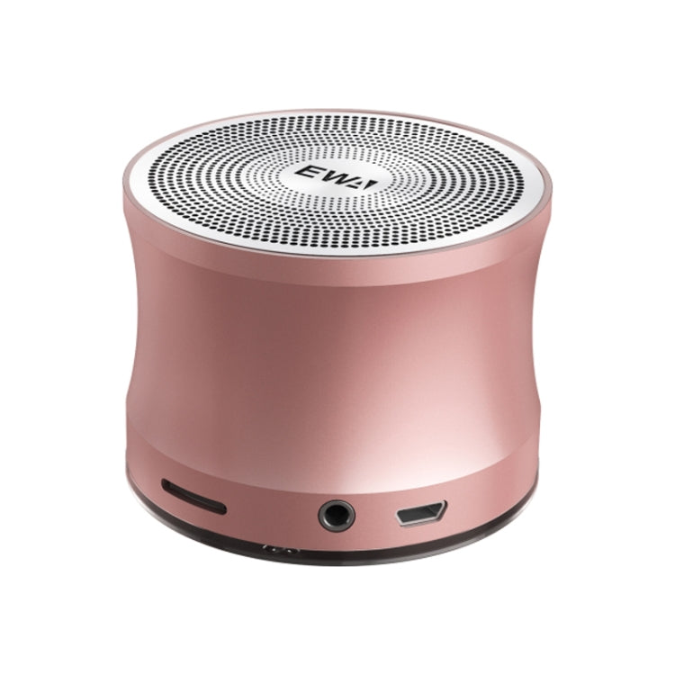 EWA A109 Pro TWS Stereo Portable Metal Bluetooth Speaker – Shockproof, Waterproof, Bluetooth Rose Gold