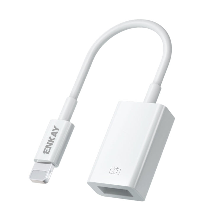 ENK-AT108 Data Cable – 8 Pin to USB 3.0 OTG Adapter Data Cable for iPhone / iPad ENK-AT108