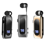 K55 Retractable Cable BT5.2 Smart In-ear Single Sports Earphone – Bluetooth