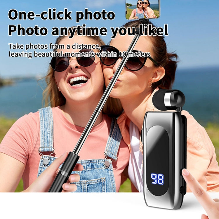 K55 Retractable Cable BT5.2 Smart In-ear Single Sports Earphone – Bluetooth