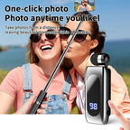 K55 Retractable Cable BT5.2 Smart In-ear Single Sports Earphone – Bluetooth