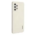 For Samsung Galaxy A73 5G ENKAY Liquid Silicone Soft Shockproof Phone Case, For Samsung Galaxy A73 5G For Samsung Galaxy A73 5G Beige