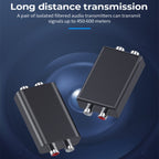 G1 RCA Audio Common Ground Isolator Anti-jamming Noise Reduction Filter Eliminates Bluetooth Receiver, G1 RCA