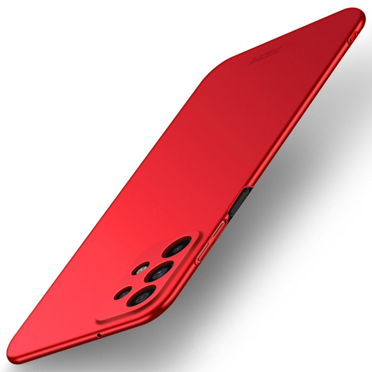 MOFI Frosted PC Ultra-thin Hard Case – Ultra-thin, For Samsung Galaxy A23 4G, For Xiaomi Redmi 10A For Samsung Galaxy A23 4G Red