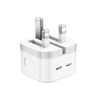 PD Charger – 35W Dual USB-C / Type-C Ports Charger for iPhone / iPad Series, UK... UK Plug
