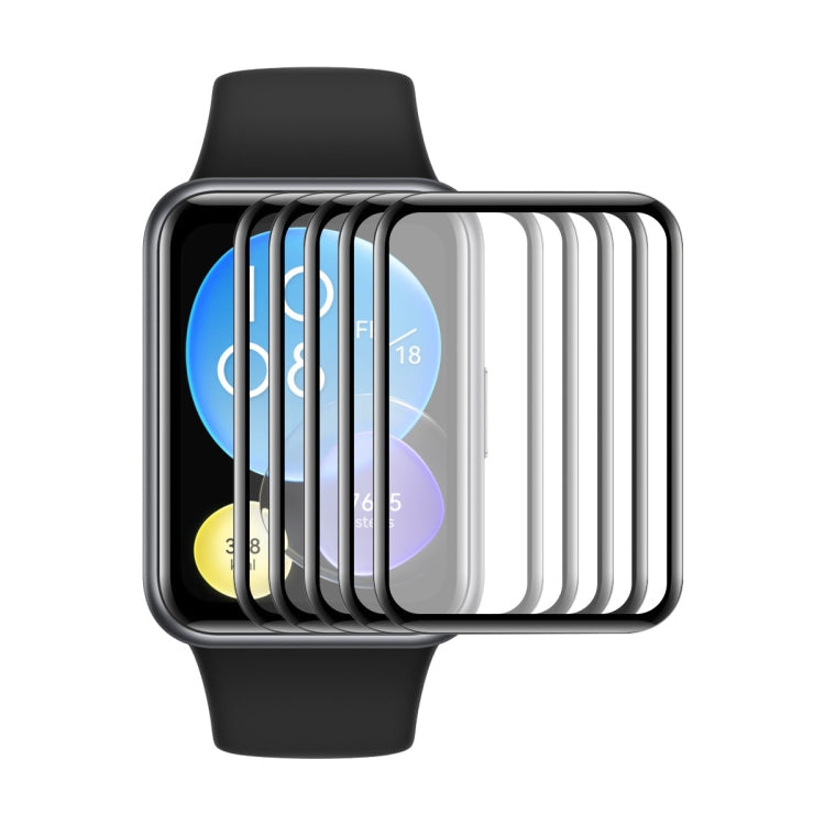 For Huawei Watch Fit 2 ENKAY Hat-Prince 3D Full Coverage Soft PC Edge + PMMA HD Screen Protector Film, 1 PC, 2 PCS, 5 PCS, 10 PCS – Screen Protector, TPU 5 PCS