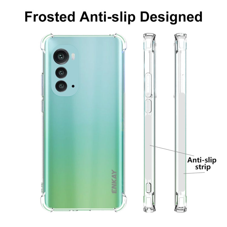 ENKAY Transparent TPU Shockproof Phone Case – Shockproof, TPU, For Motorola Moto Edge 2022, For Motorola Moto E32 / E32s, For Motorola Moto G42 4G, For Motorola Moto G62 5G